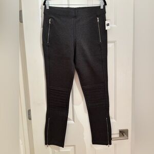NWT Gap charcoal gray moto leggings - large tall